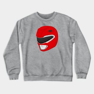 MMPR Red Ranger Inspired Helmet Crewneck Sweatshirt